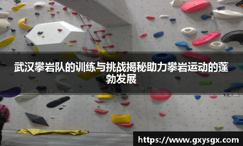 武汉攀岩队的训练与挑战揭秘助力攀岩运动的蓬勃发展